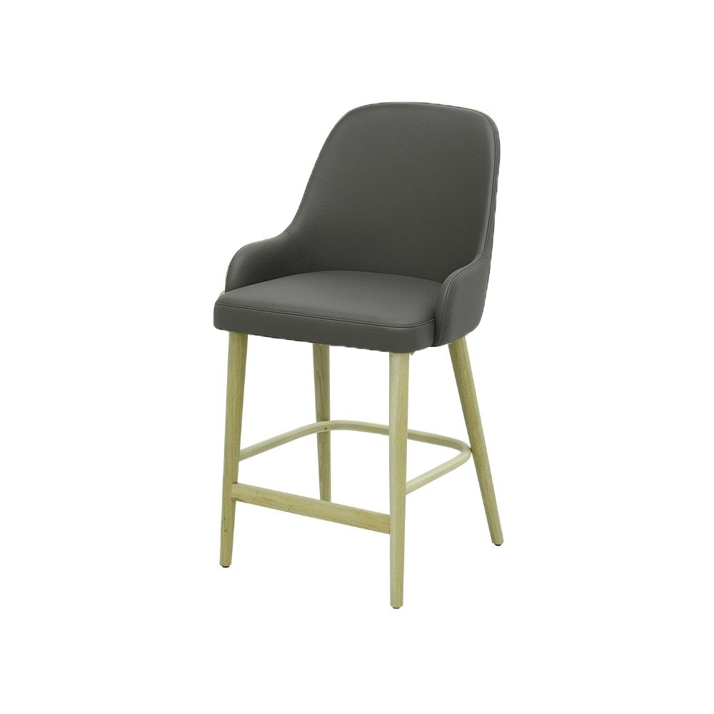 Scaun bar piele ALBASTRA | model ROCCO