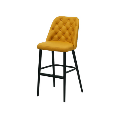 Scaun bar piele VERDE | model SCOT