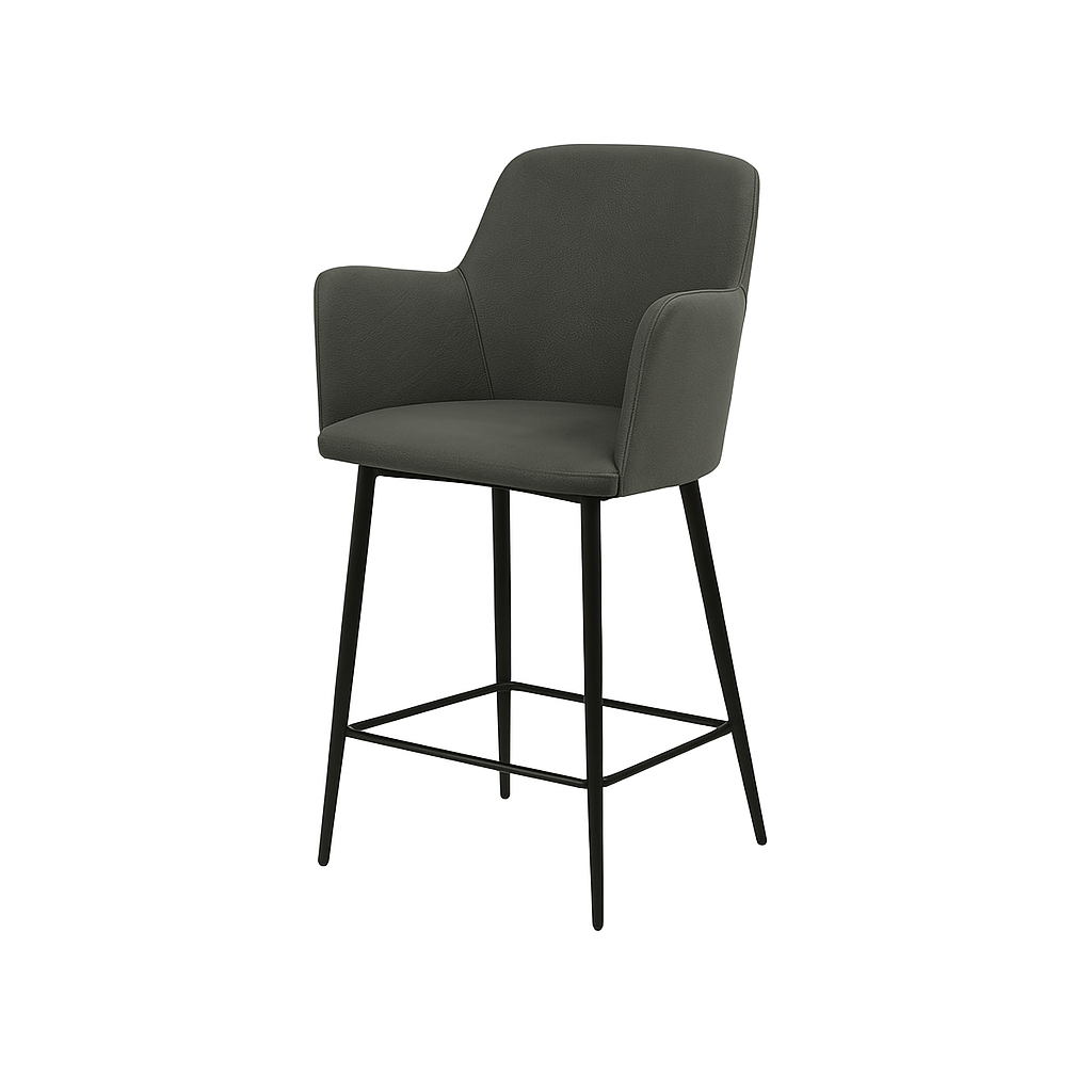 Scaun bar piele VERDE | model SIGMA