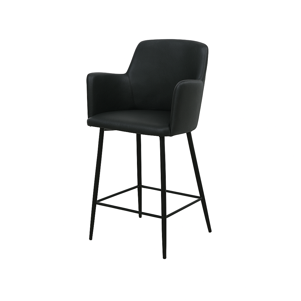 Scaun bar piele VERDE | model SIGMA