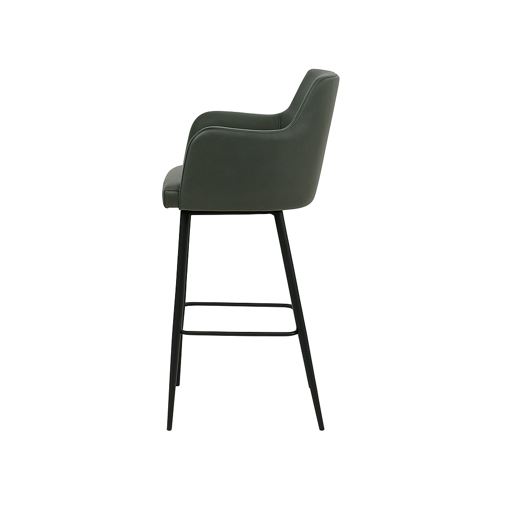 Scaun bar piele ALBASTRA | model SINDY