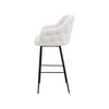 Scaun bar piele BEJ | model TEONA