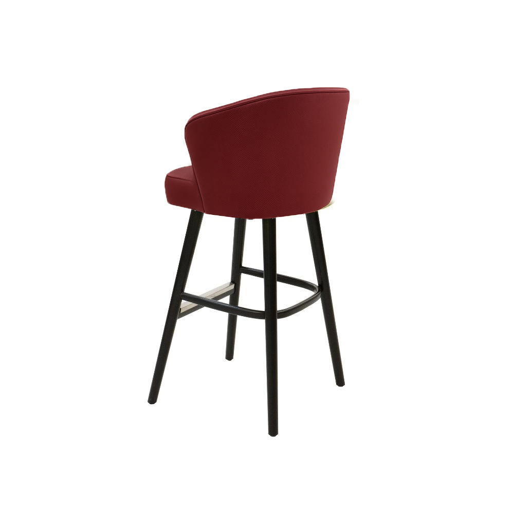 Scaun bar piele VERDE | model BRUNO