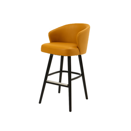 Scaun bar piele GALBENA | model BRUNO