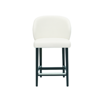 Scaun bar piele naturala BEJ | model CAPRICE