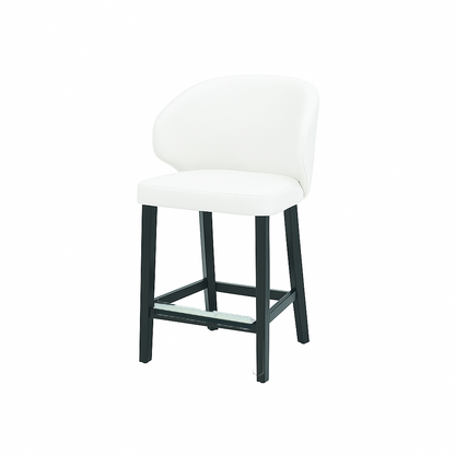 Scaun bar piele naturala BEJ | model CAPRICE