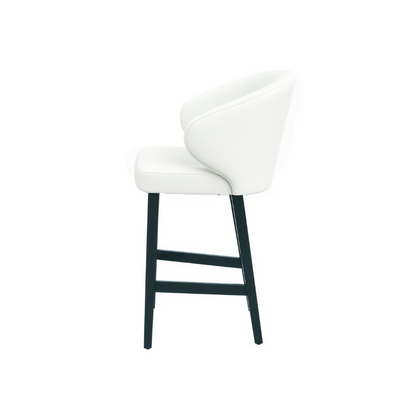 Scaun bar piele naturala BEJ | model CAPRICE