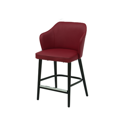 Scaun bar piele VERDE | model ZEUS