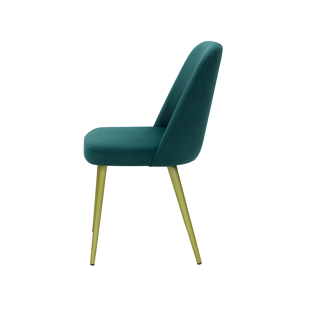 Scaun catifea VERDE | model FOX