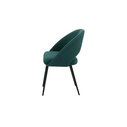Scaun catifea VERDE | model LAVA