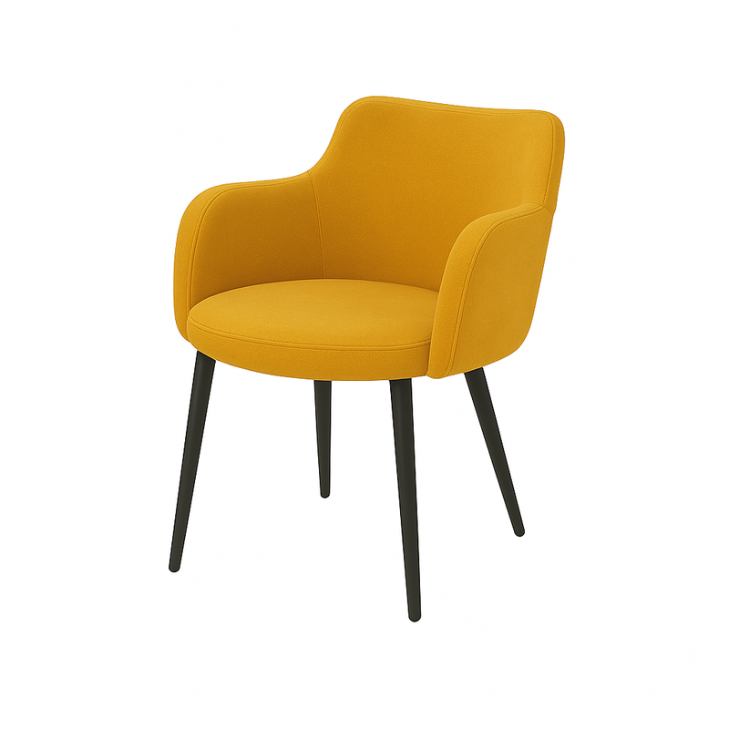 Scaun catifea GALBENA | model PERDIX