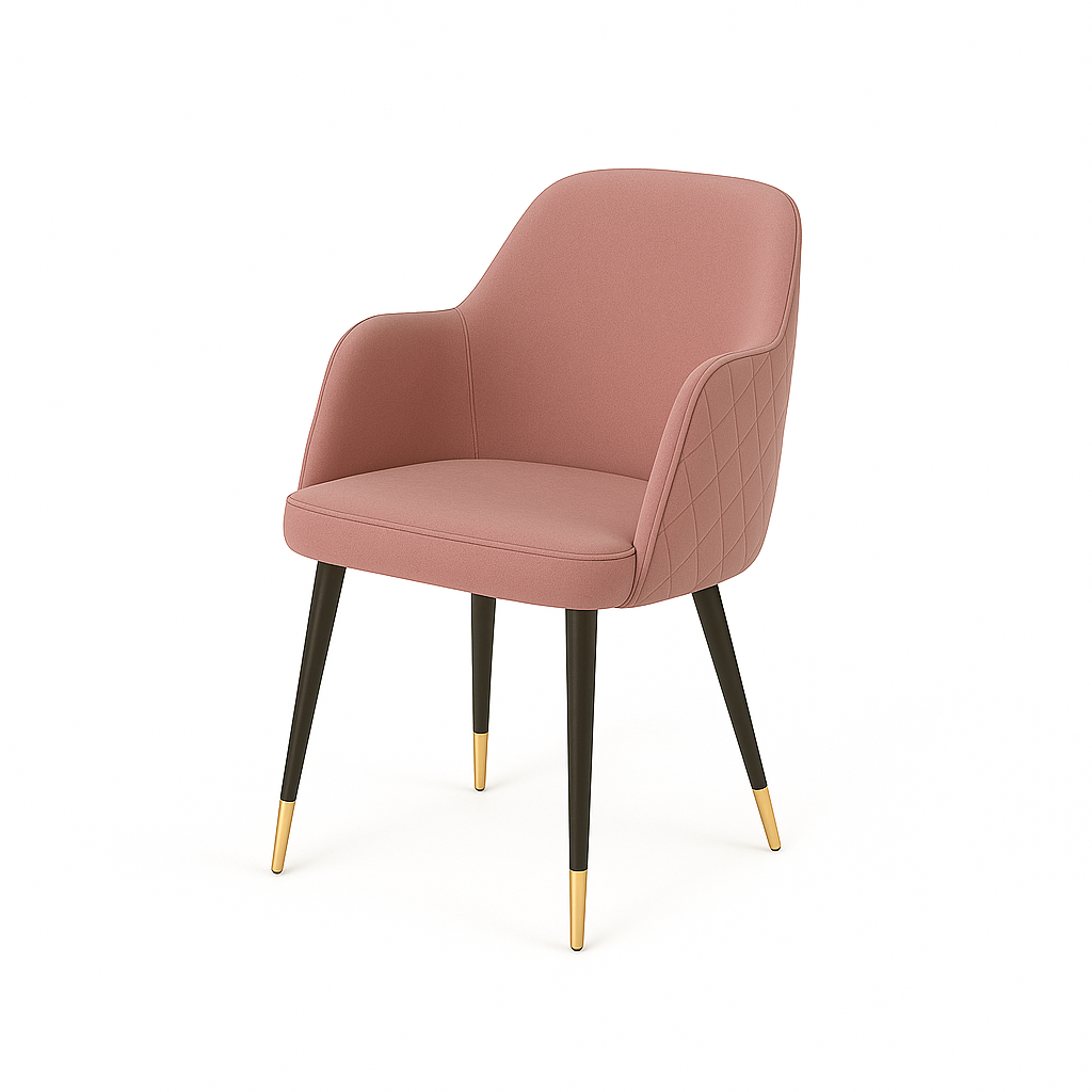 Scaun catifea GALBENA | model PINO X
