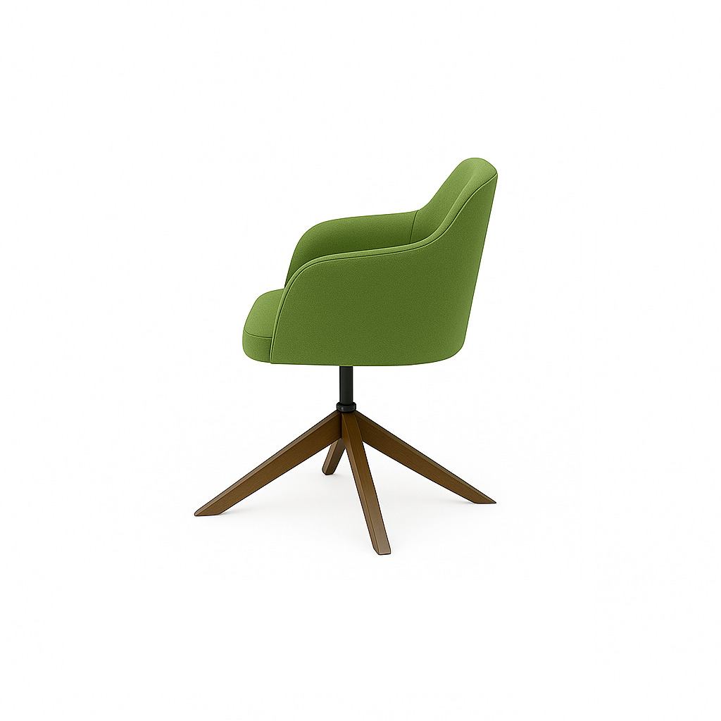 Scaun catifea VERDE | model ROBI