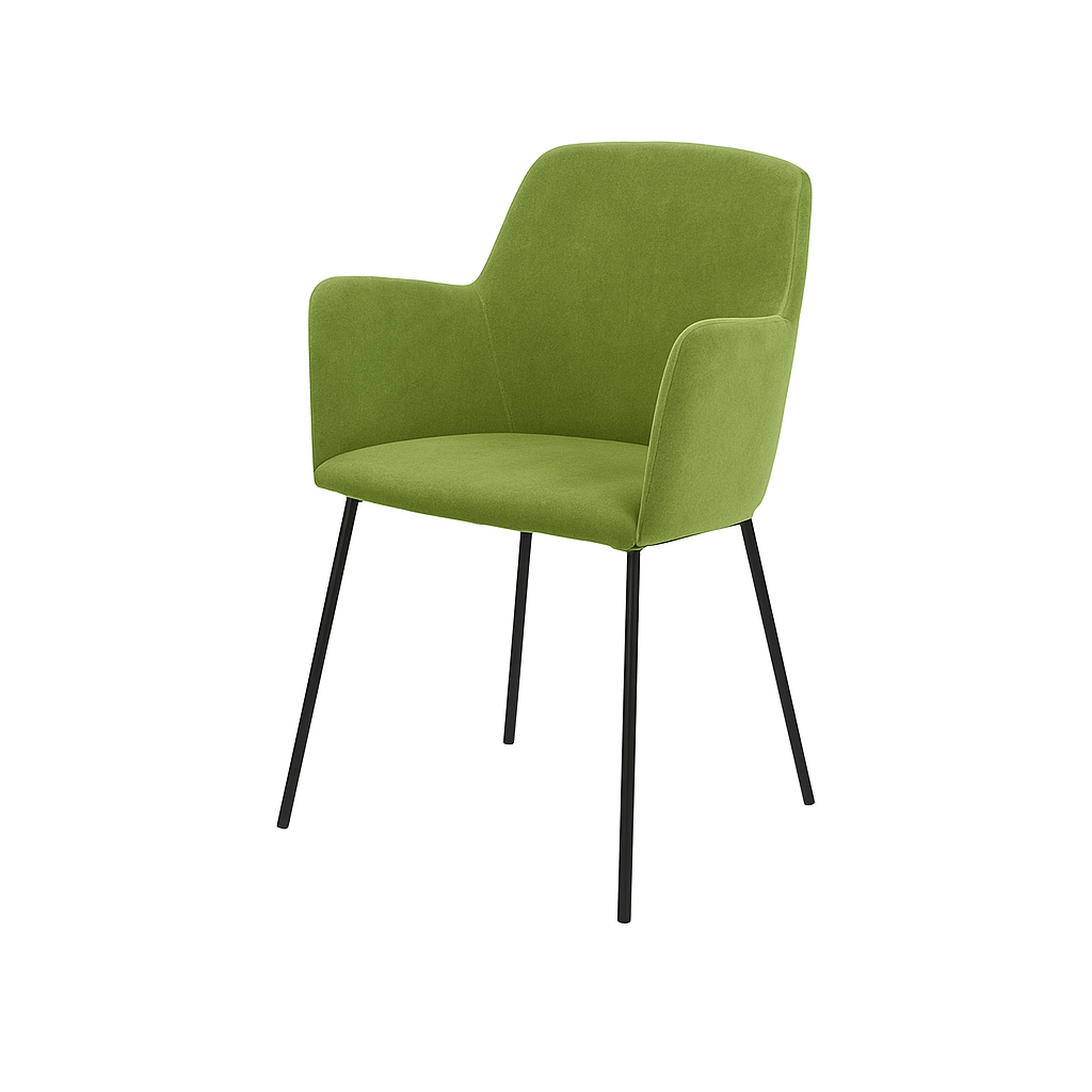 Scaun catifea VERDE | model SIGMA