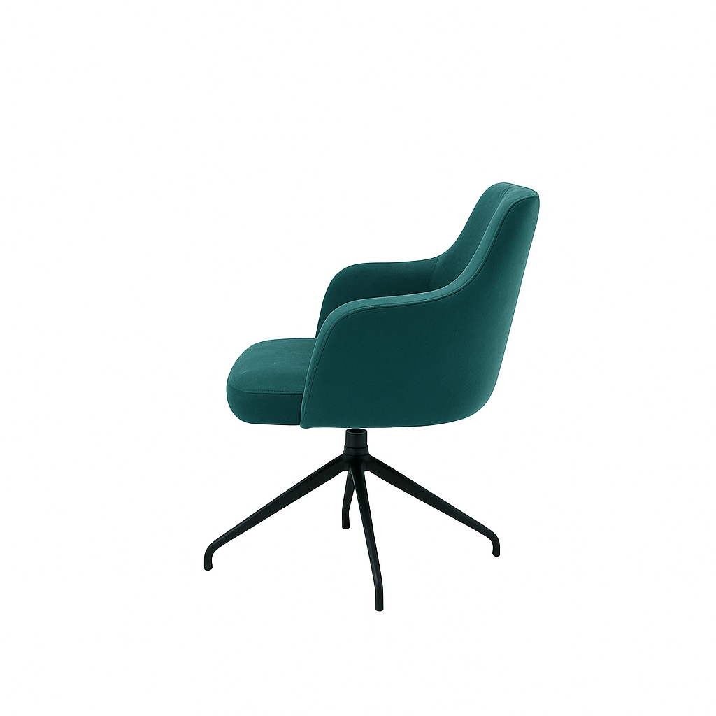 Scaun catifea GALBENA | model SOHO