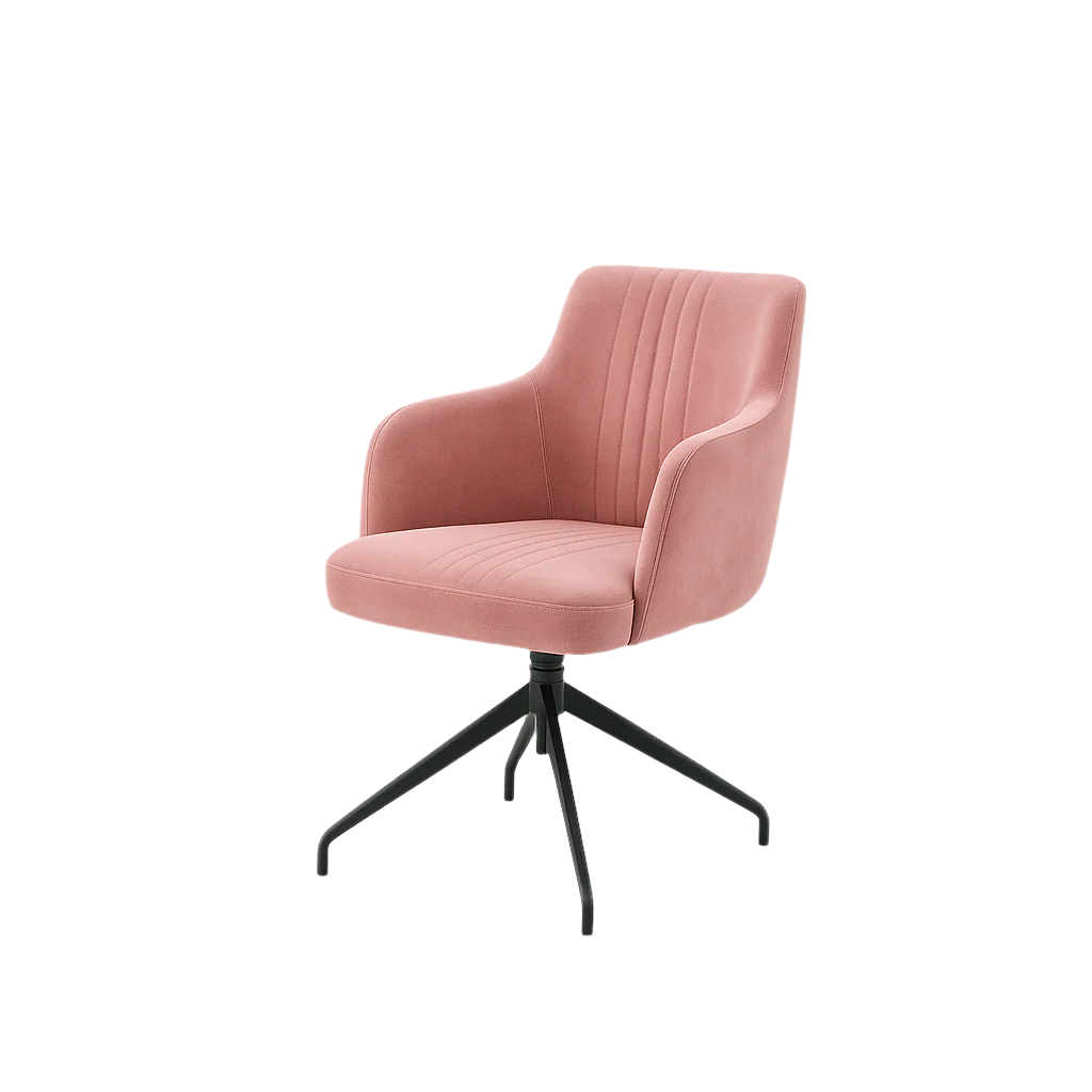 Scaun catifea ROZ | model SOHO