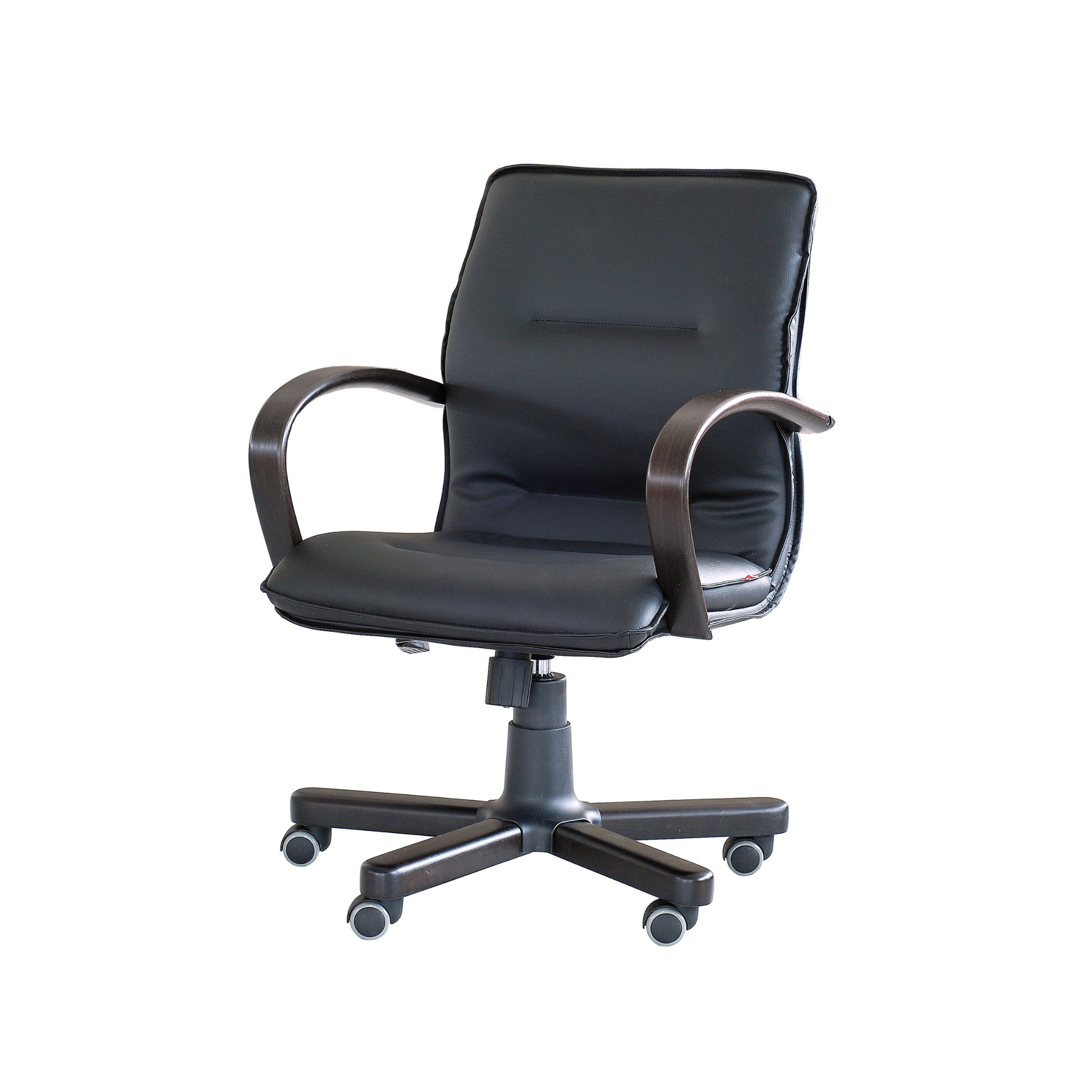 Scaun ergonomic piele NEAGRA | model OMEGA O