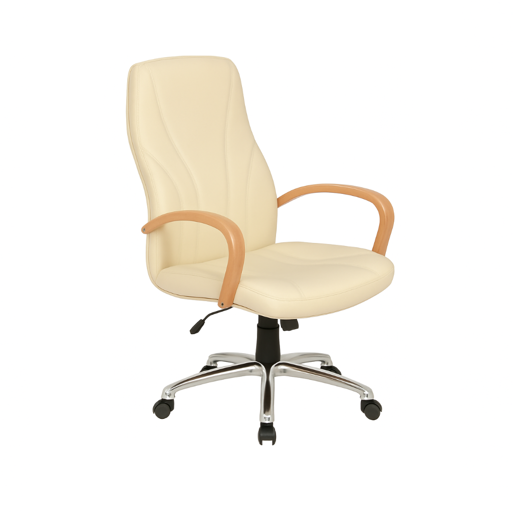 Scaun de birou piele BEJ | model BETA P