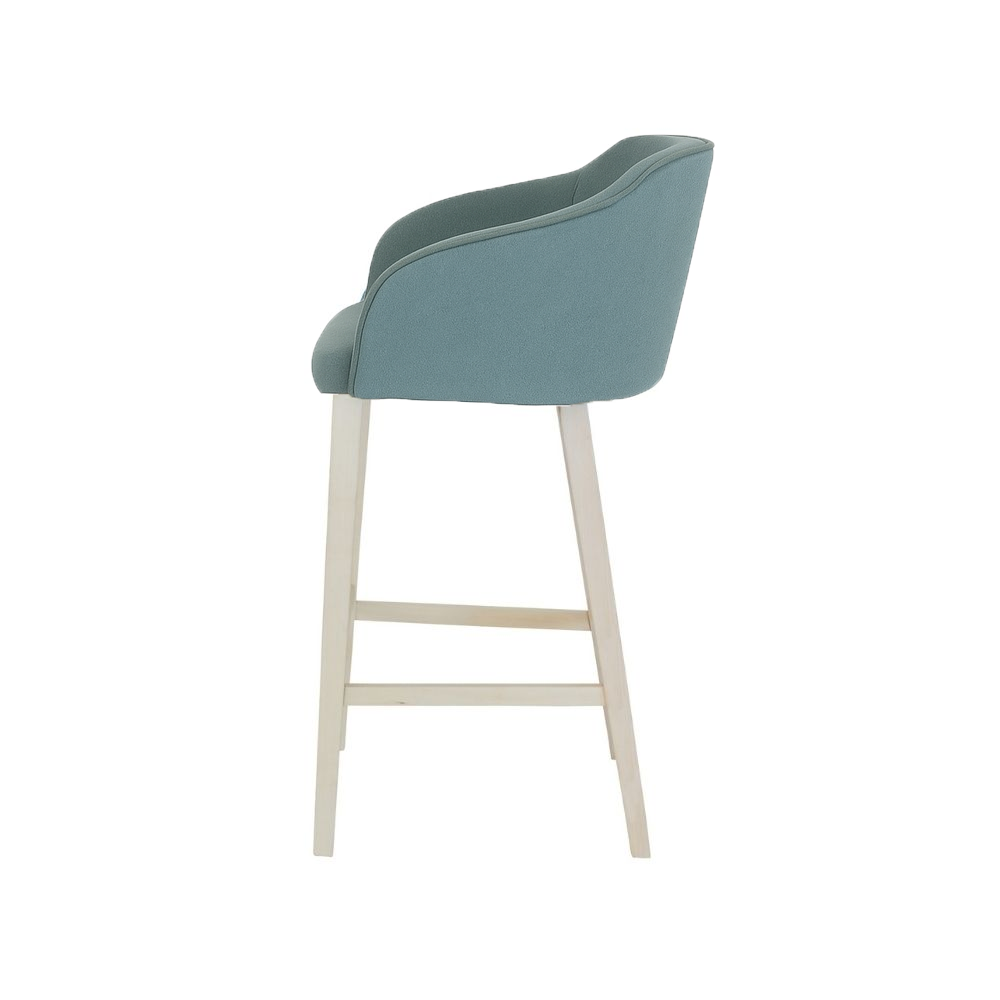 Scaun insula catifea GALBENA | model CROCO