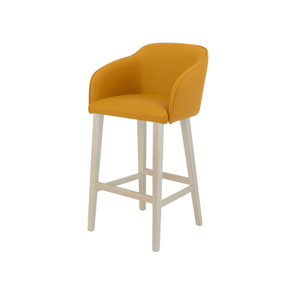 Scaun bar piele ROSIE | model CROCO