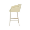 Scaun bar piele GALBENA | model CROCO