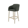 Scaun bar piele GALBENA | model CROCO