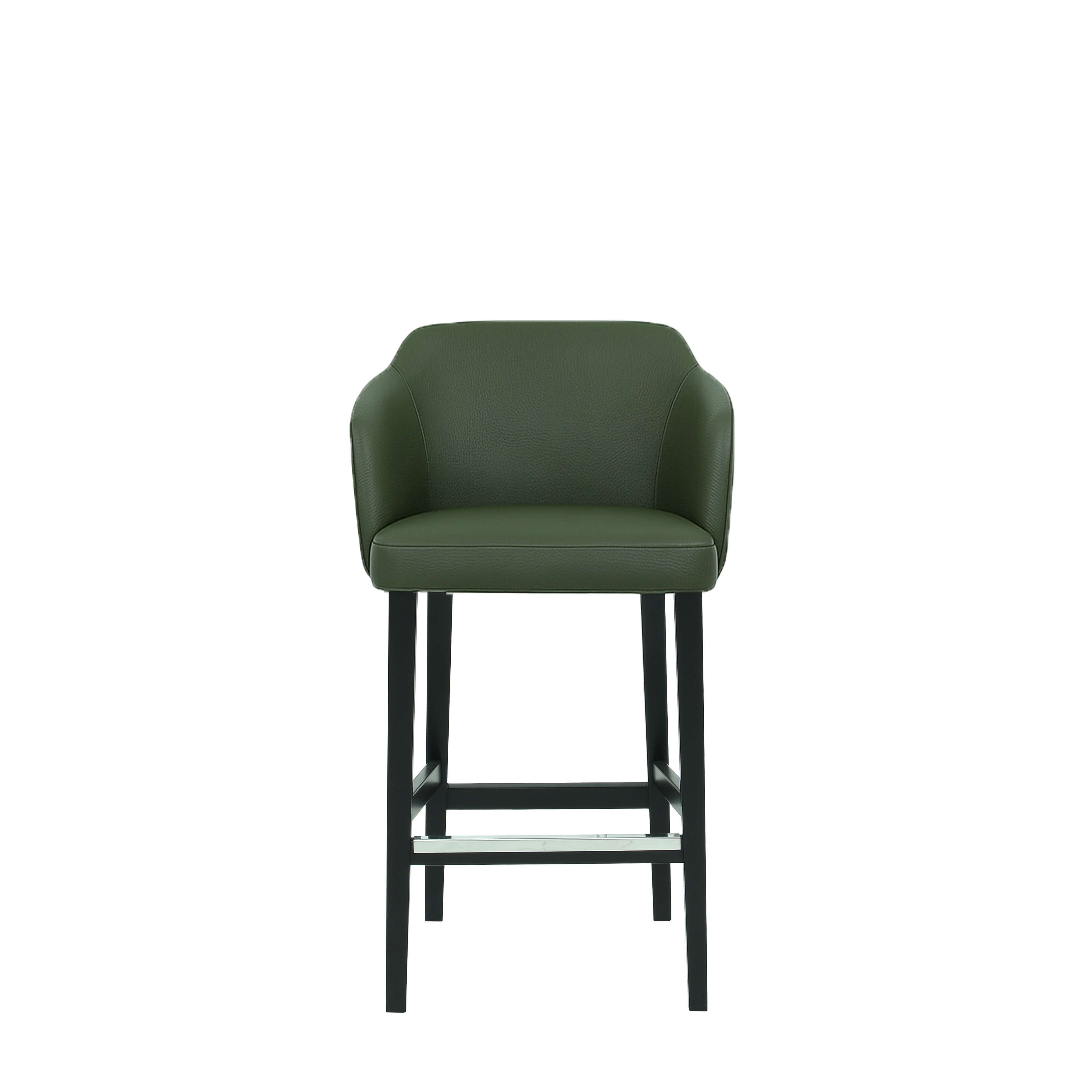 Scaun insula piele VERDE | model CROCO