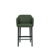 Scaun insula piele VERDE | model CROCO