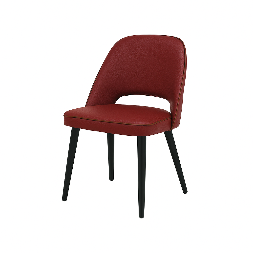 Scaun piele GALBENA | model GABE