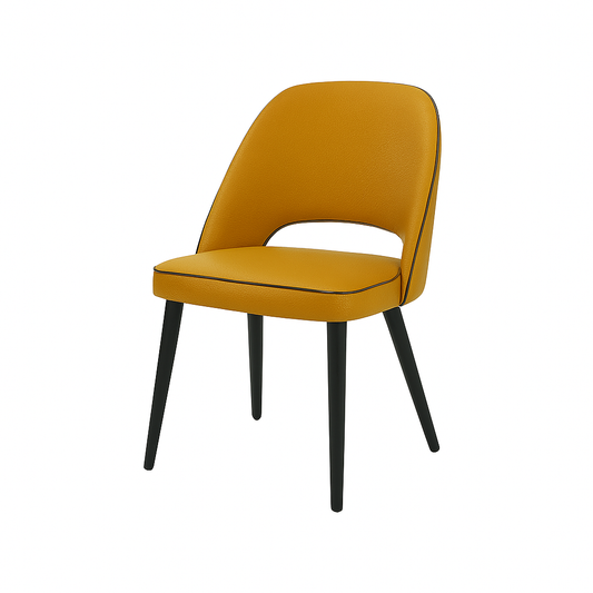 Scaun piele GALBENA | model GABE