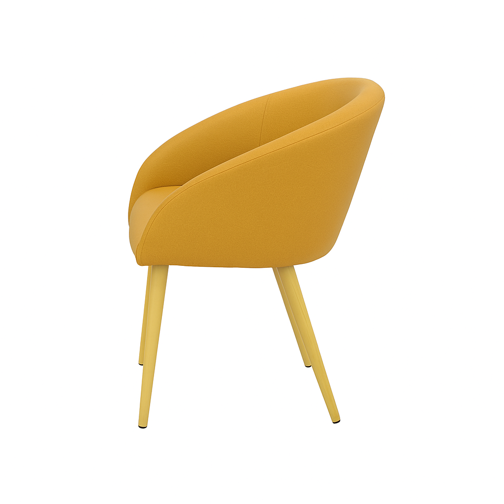 Scaun piele GALBENA | model IBIS