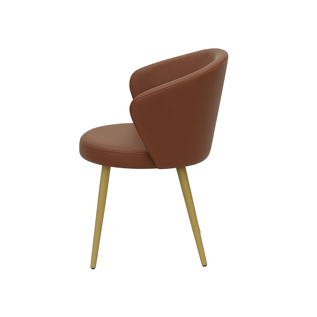 Scaun piele GALBENA | model JAY