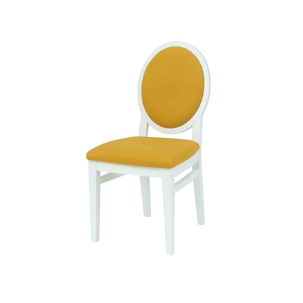 Scaun piele GALBENA | model LIGIA