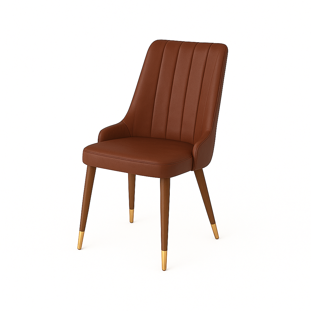 Scaun piele GALBENA | model MIRAY