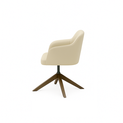 Scaun piele GALBENA | model ROBI