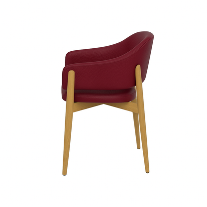 Scaun piele ALBASTRA | model ALMA