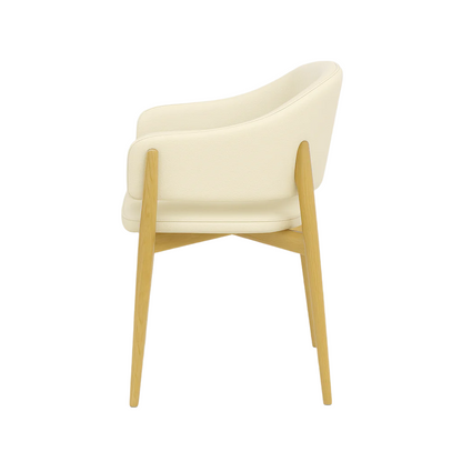 Scaun piele GALBENA | model ALMA