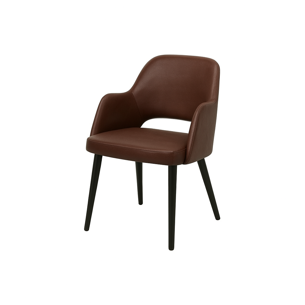 Scaun piele GALBENA | model APRIL