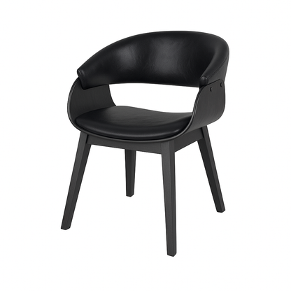 Scaun piele NEAGRA | model BRANDO