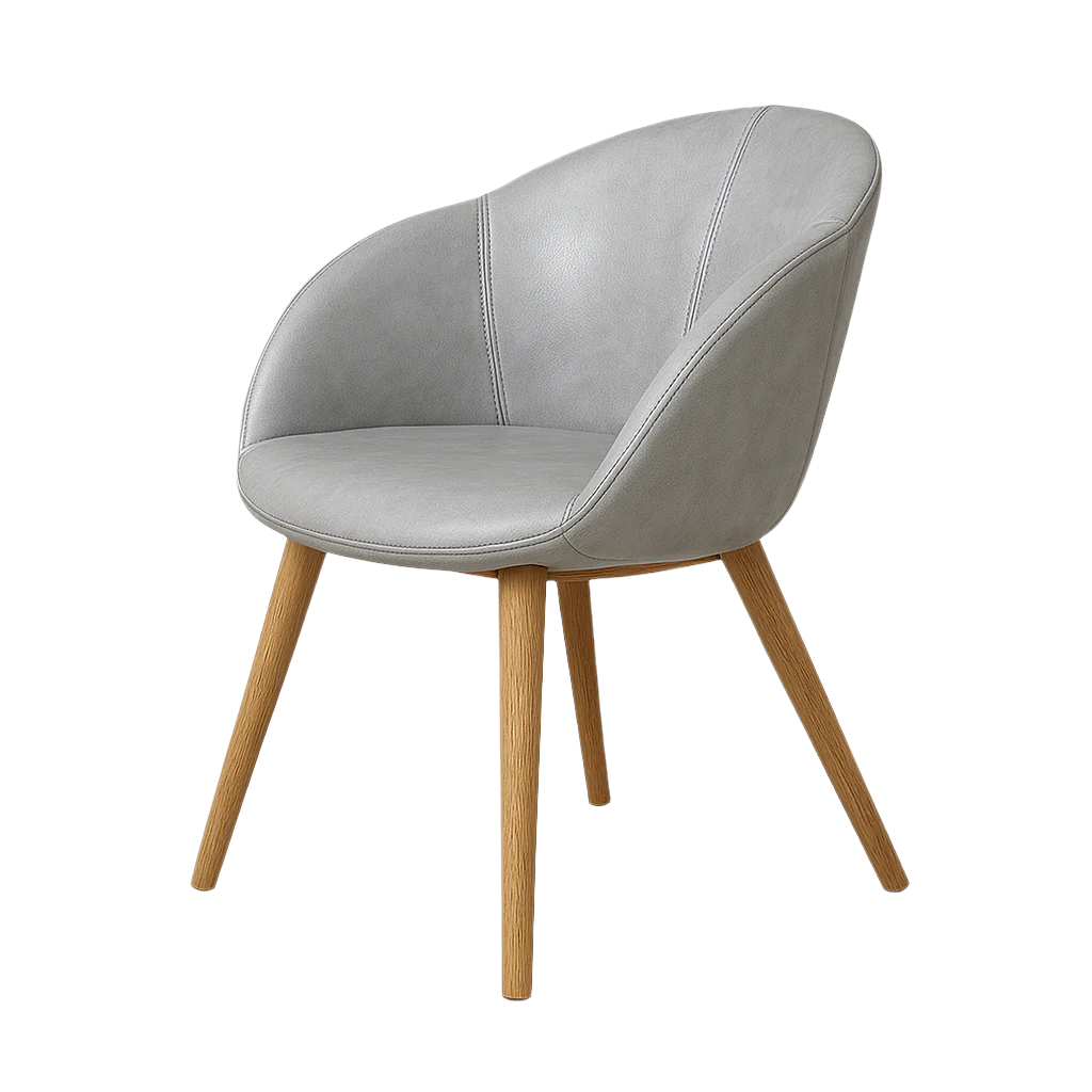 Scaun piele GRI | model LIGI L