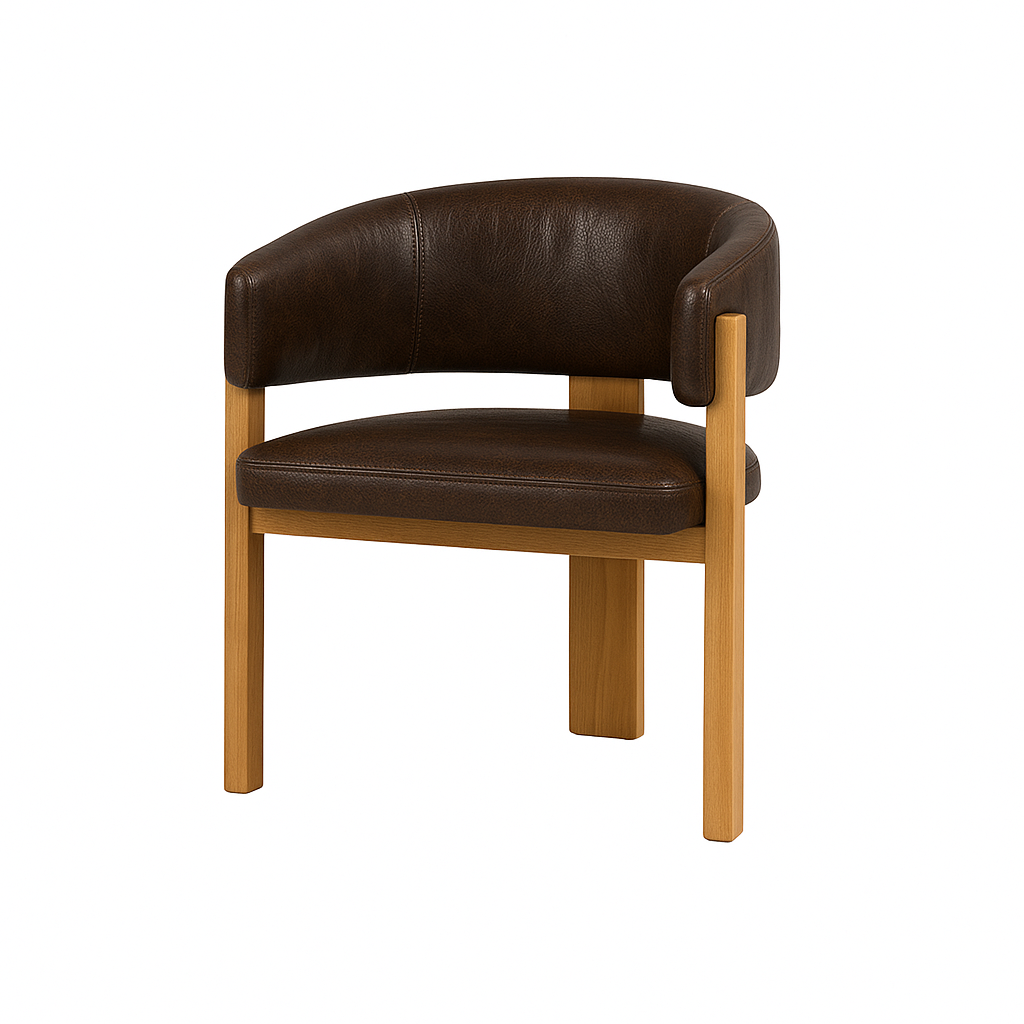 Scaun piele MARO INCHIS | model MAREI