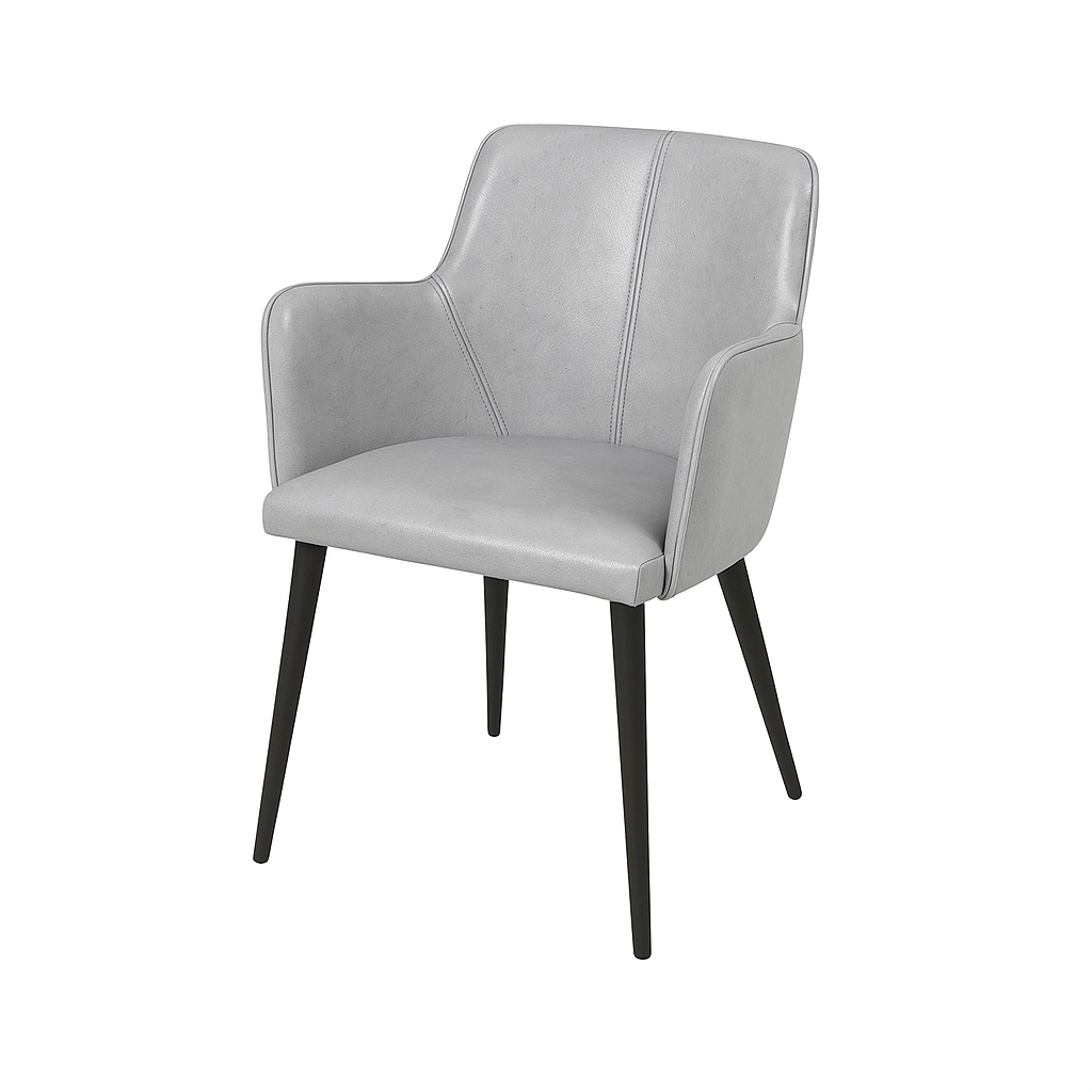 Scaun piele NEAGRA | model RESI