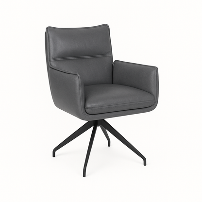 Scaun piele GRI | model SMILEY